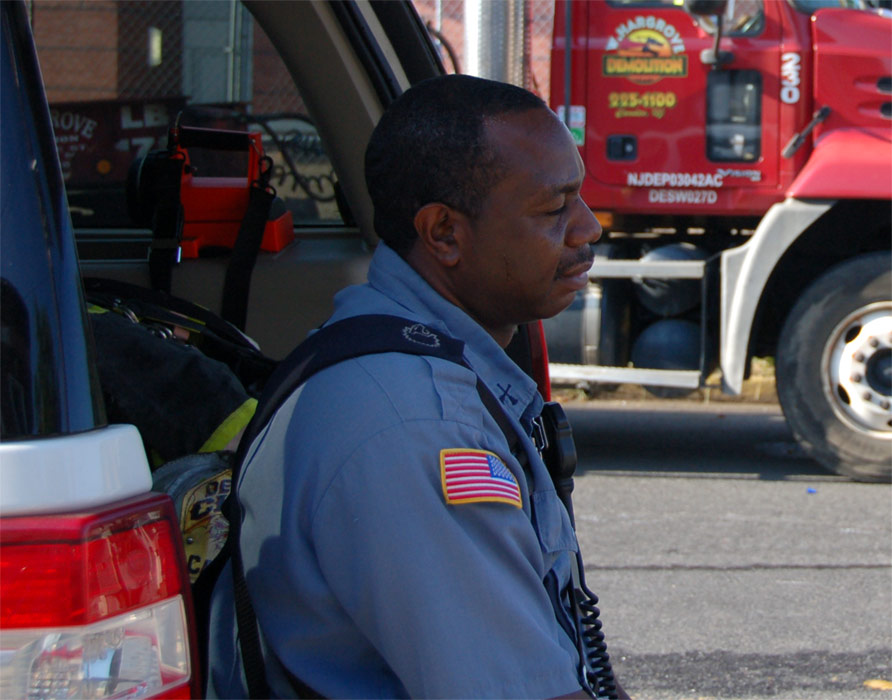 Captain John Church and Deputy Chief Greg Murphy