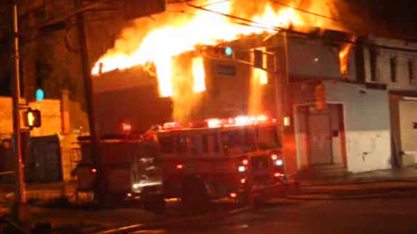876 Fairview Street fire, July 2, 2011