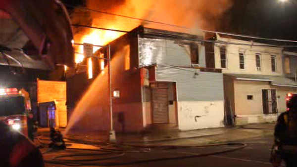 Fire at 876 Fairview Street, July 2, 2011