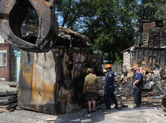 Fire at 876 Fairview Street — Camden Courier-Post, July 2, 2011