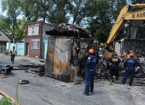 Fire at 876 Fairview Street — Camden Courier-Post, July 2, 2011