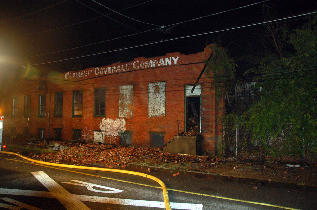 Clement Coverall fire, 615 Van Hook Street, July 5, 2011