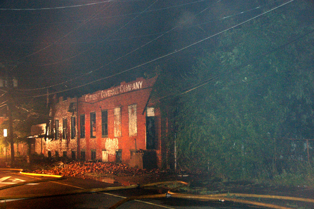 Clement Coverall fire, July 5, 2011