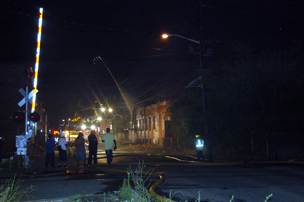 Clement Coverall fire, July 5, 2011