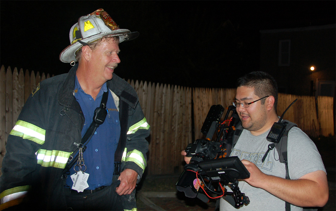 Deputy Chief Greg Murphy and Dave Hernandez