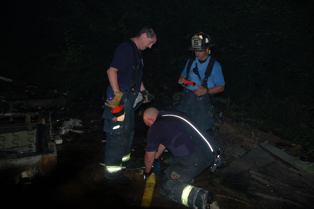 Gloucester City Fire Department — Captain Jerry Hubbs and two Firefighters