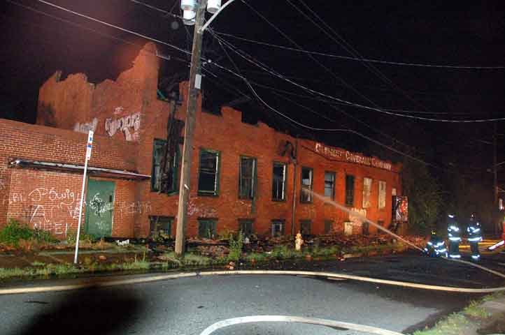 615 Van Hook Street fire — July 5, 2011