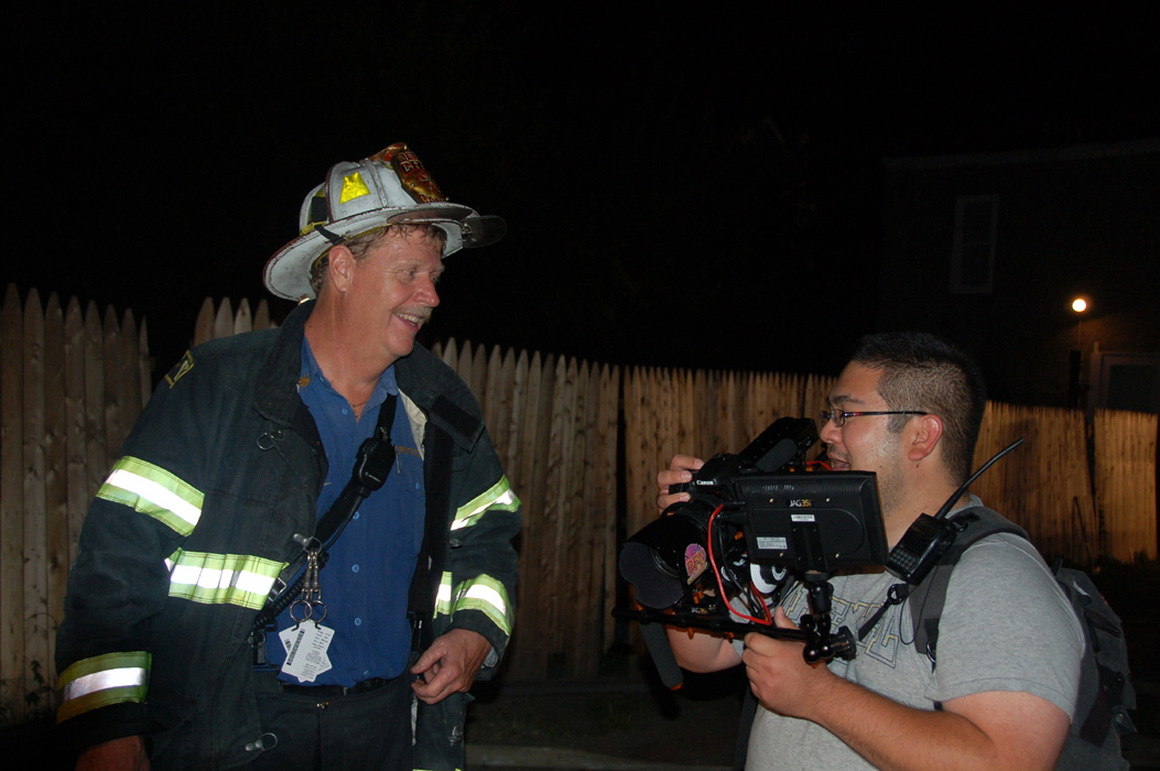 Deputy Chief Greg Murphy and Dave Hernandez