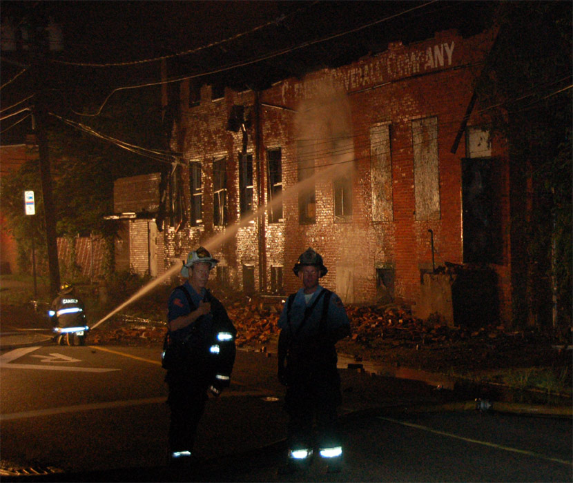 Clement Coverall fire, July 5, 2011