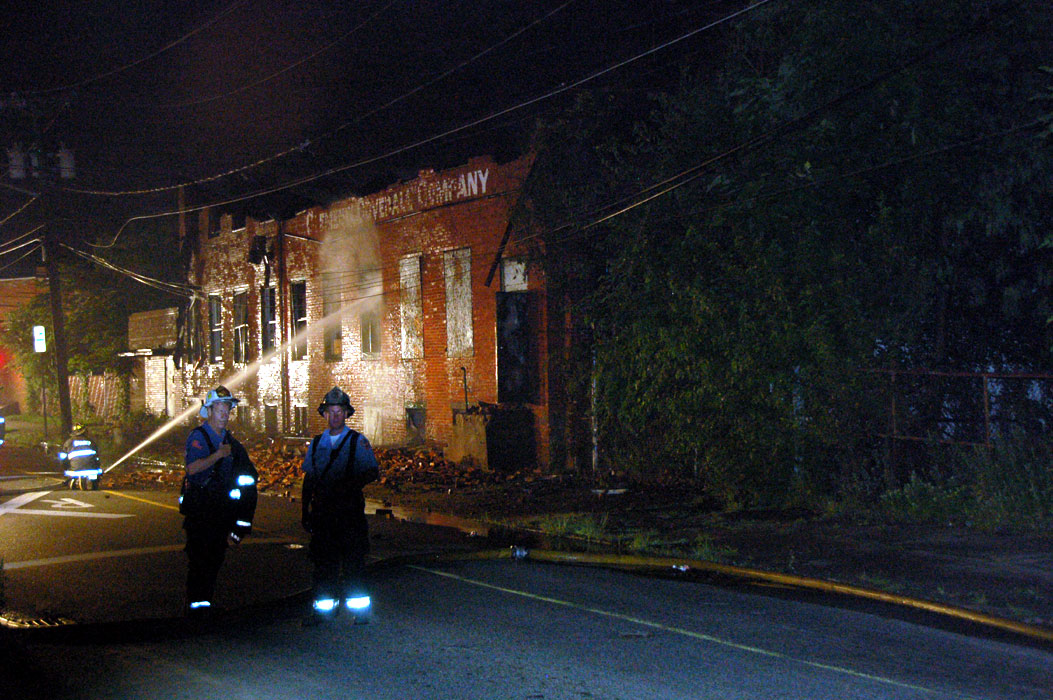 Clement Coverall fire, July 5, 2011