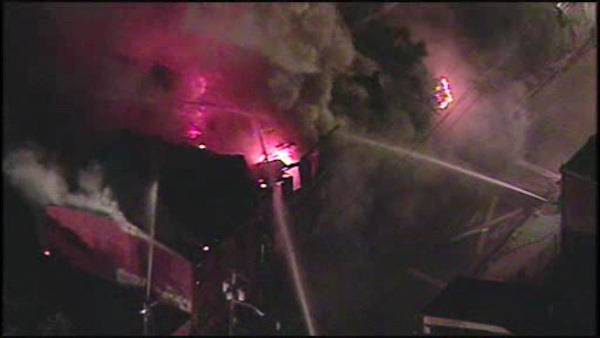 Clement Coverall fire, July 5, 2011 — Channel 6 Action News