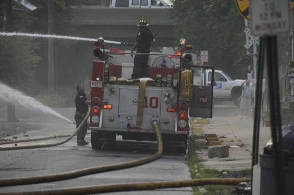 Clement Coverall fire — Courier-Post, July 6, 2011