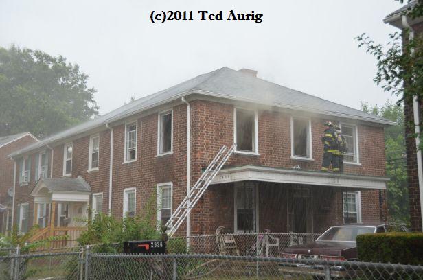 Fire at 2930 Kansas Road, July 7, 2011