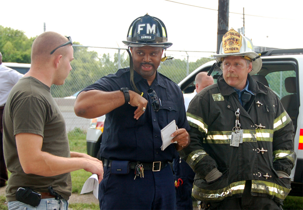 Battalion Chief Ed Glassman, Bryan Tull