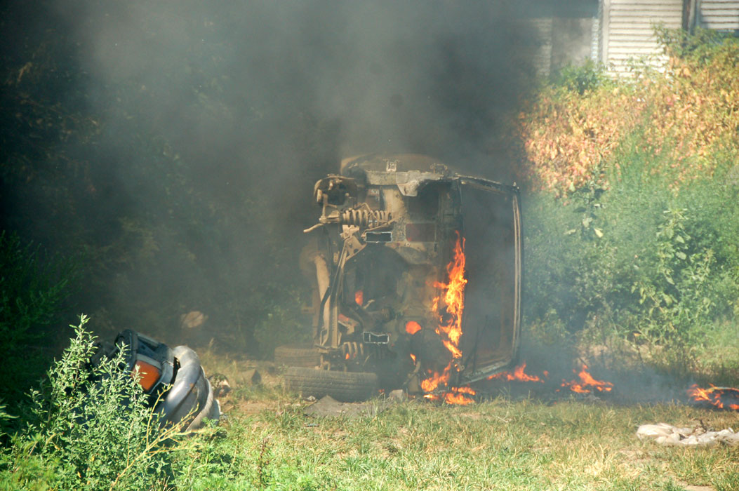 Car fire at 1815 South 6th Street