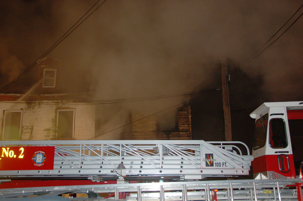 Fire at 1031 & 1033 South 5th Street