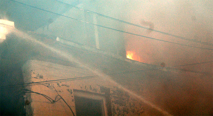 Fire at 1031 & 1033 South 5th Street