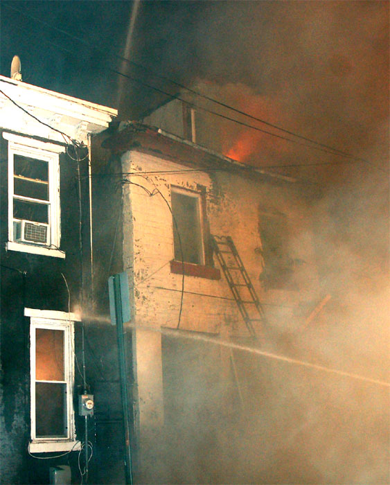 Fire at 1031 & 1033 South 5th Street
