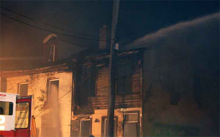 Fire at 1031 & 1033 South 5th Street