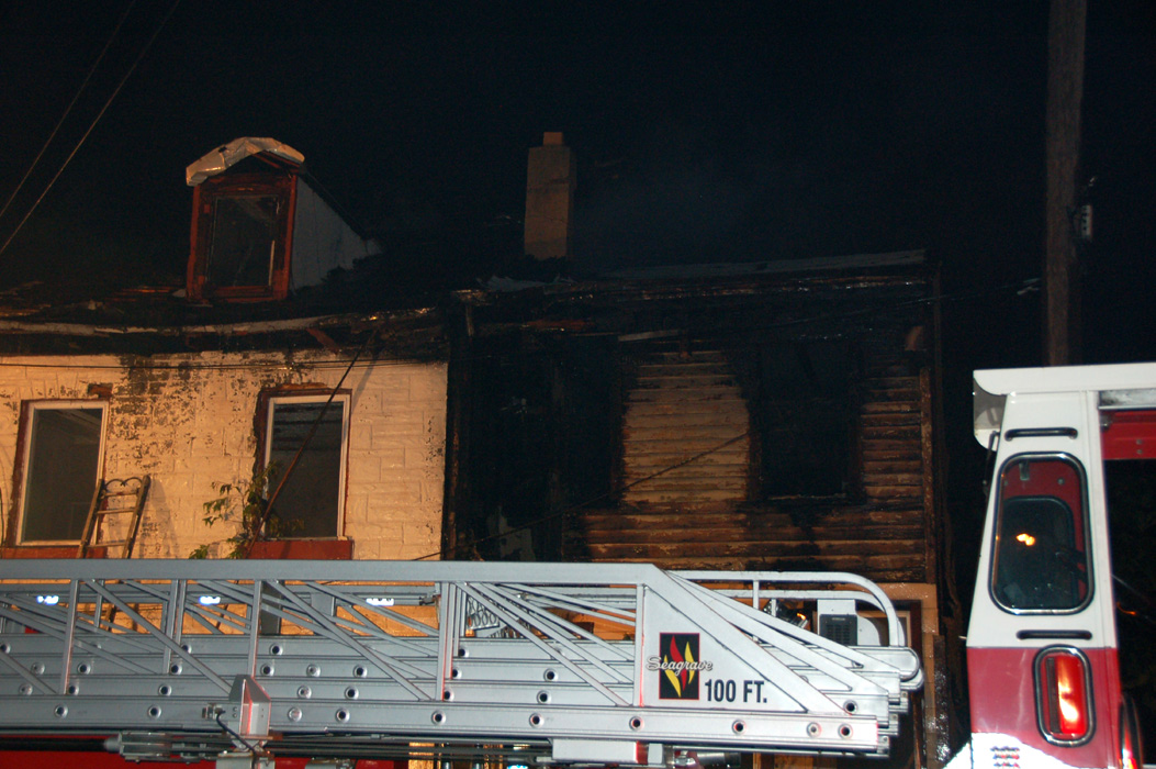 Fire at 1031 & 1033 South 5th Street
