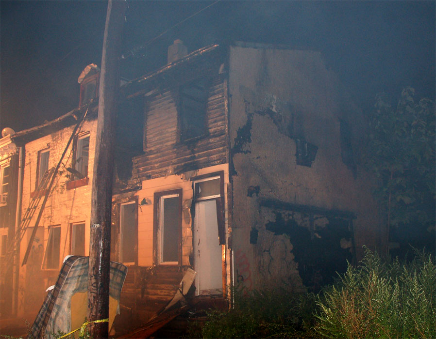 Fire at 1031 & 1033 South 5th Street
