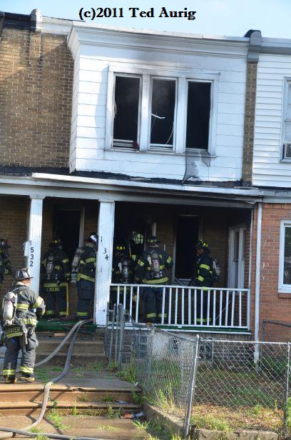 Fire at 1534 Park Boulevard, August 5, 2011
