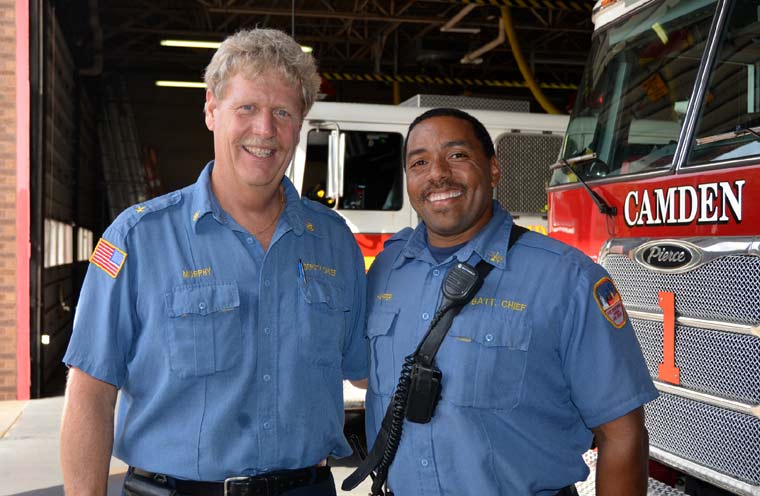 Deputy Chief Gregory Murphy, Battalion Chief Mark Harper