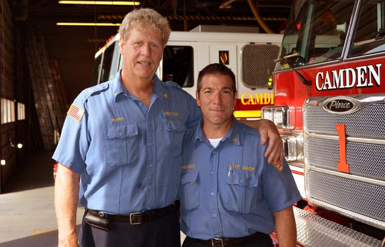 Deputy Chief Gregory Murphy, Battalion Chief Mike DePascale