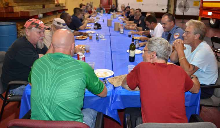 Brotherhood event at Camden Fire Department, September 1, 2011