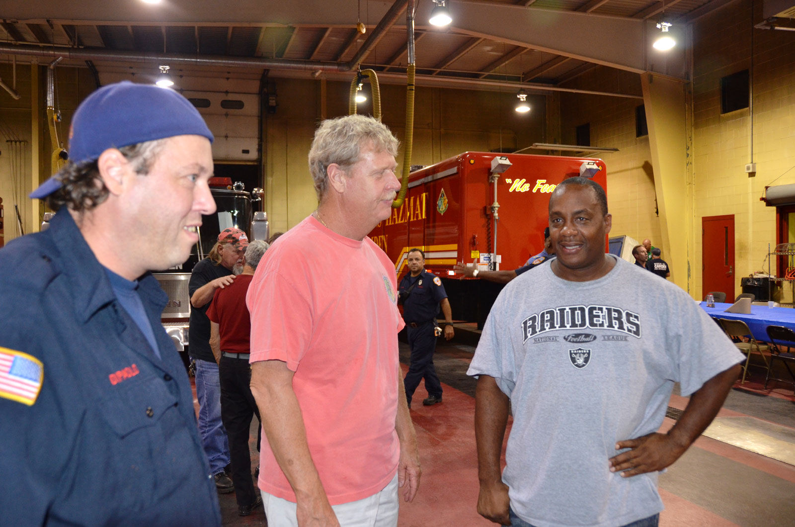 Foreground: Joey DiPaolo, Greg Murphy, Anthony Church; Background: George Durar, Dan Galasso, Angel Lopez