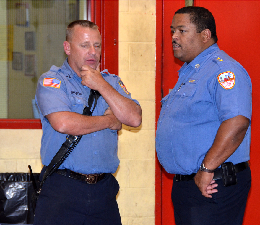 Frank Sandrock, Chief of Department Mike Harper