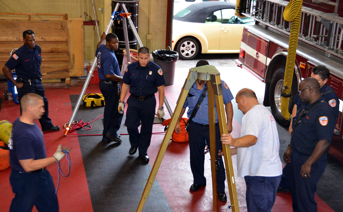 Camden Fire Department Training, September 8, 2011