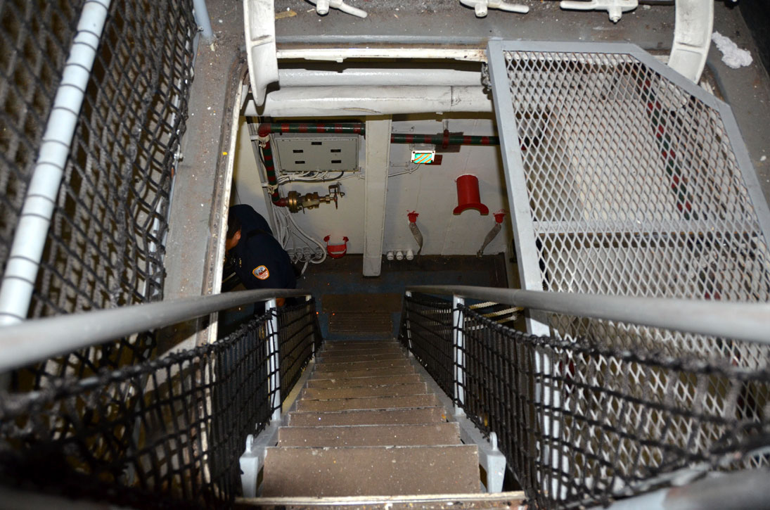 Gun Turret 2, USS New Jersey BB-62