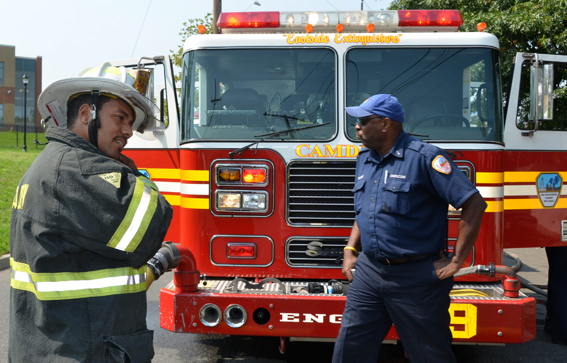 Battalion Chief Mark Harper, Lewis Edwards