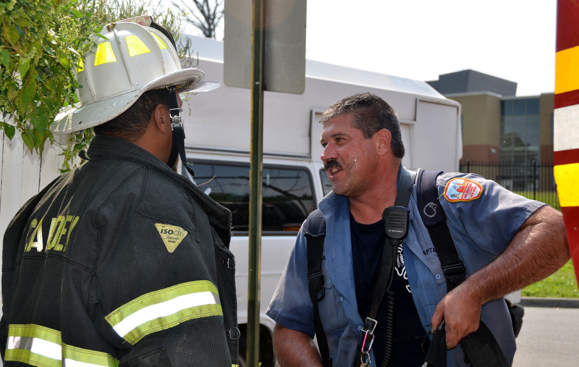 Battalion Chief Mark Harper, Sam Balakas