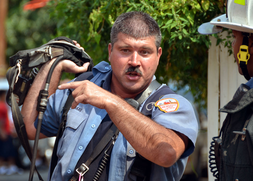 Sam Balakas, Battalion Chief Mark Harper
