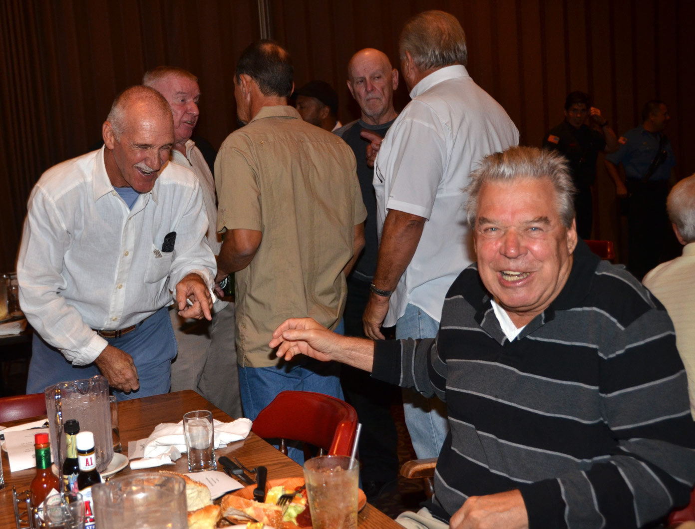 Standing: Ron Angemi - Pat O'Keefe - Vince Ardire - Joe Arensberg - Herb Leary Seated: Walt Szatkowski