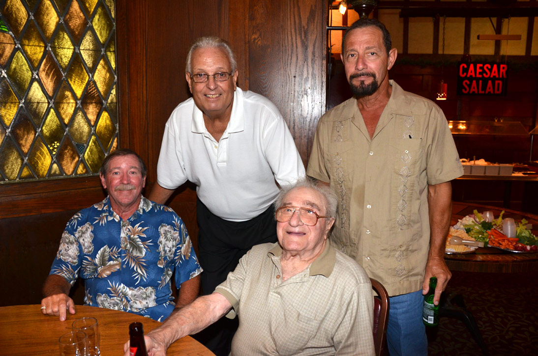 Tom Pavlow, Rich Marter, John DiMaggio and Vince Ardire, Camden Firefighters Reunion, September 15, 2011