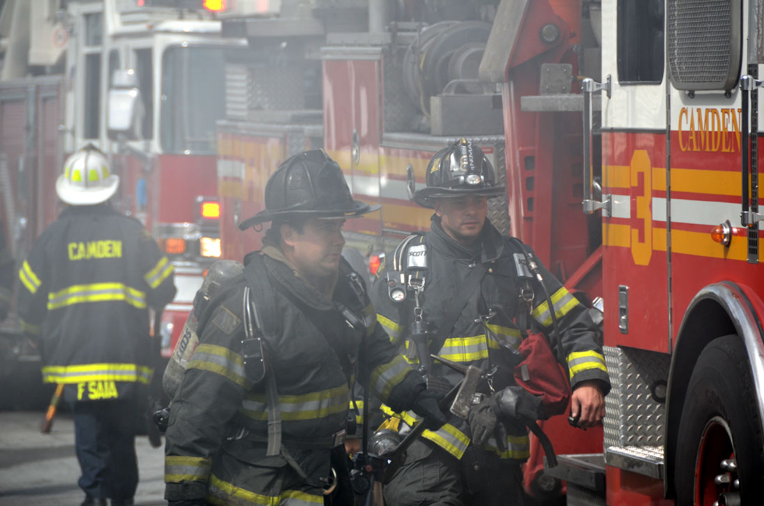 Battalion Chief Frank Saia — Ed Frontado — Chris Broccoli