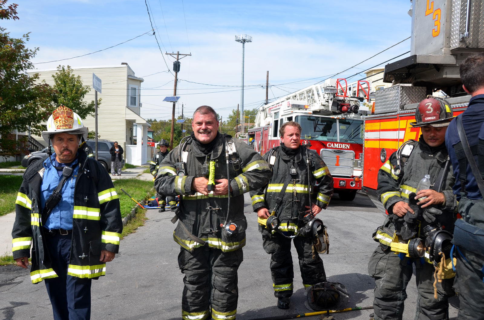 Battalion Chief Frank Saia — Joel Bain — Mike Labar — Julio Ramos — Jon Martin
