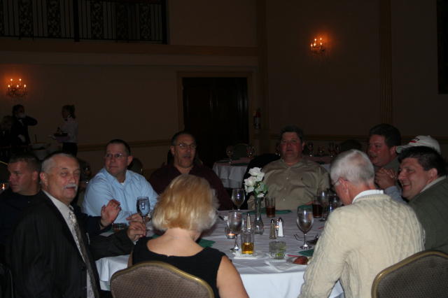 Retirement dinner attendees