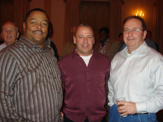 Mike Harper, Frank Sandrock, Warren Everett; Bill Schumacher, Al Ashley in background