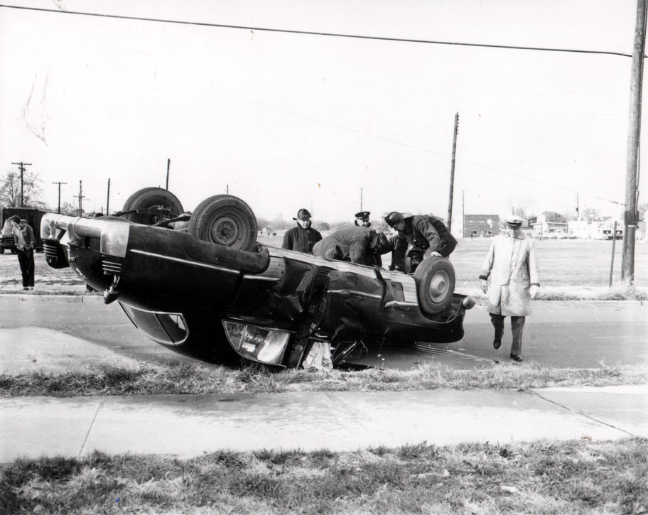 29th and Hayes fire scene, November 30, 1961