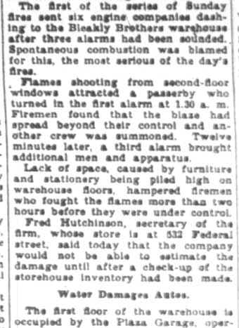 Camden Courier-Post April 2, 1928 - Man and Wife Saved by Passing Firemen, page 4