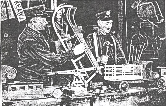 Camden Evening Courier, December 13, 1930 — Firemen Prepare Toys for Poor Children, image 2