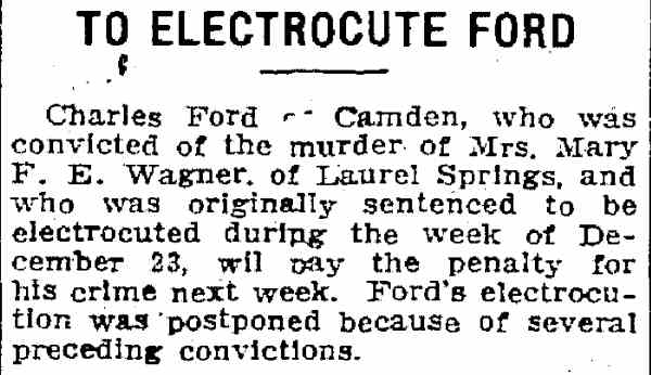 Trenton Evening Times, February 16, 1913 — click for complete article PDF