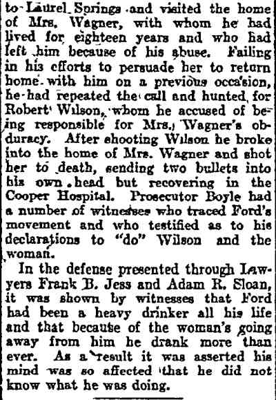 Philadelphia Inquirer, October 15, 1912 (continued)