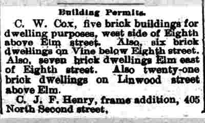 Camden Post article, April 13, 1891
