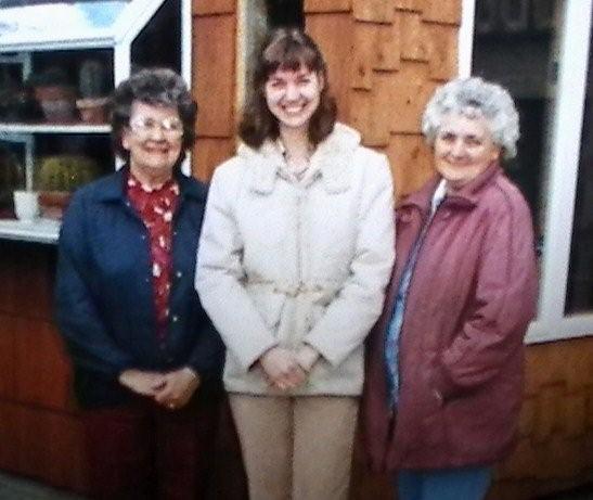 Florence Stebbins Seddon, Mrs. Joseph Seddon Jr., and Madge Stebbins Hickey