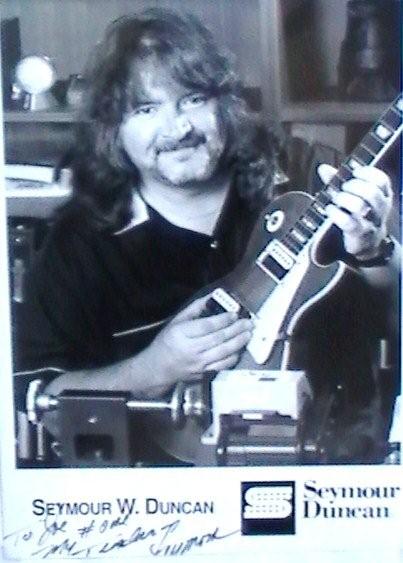 Joe Seddon with Seymour Duncan